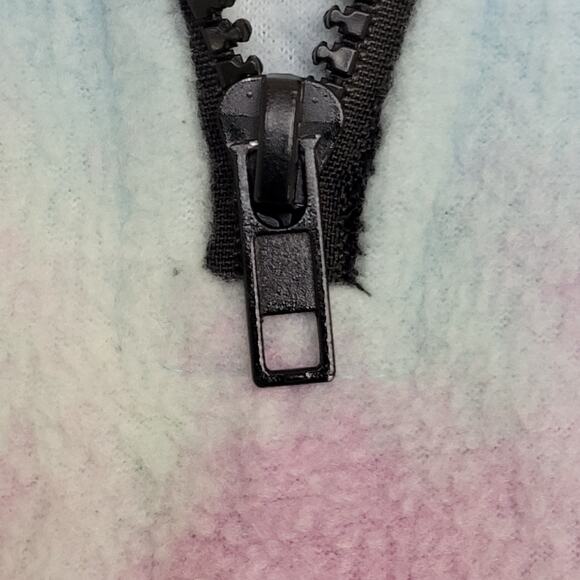 Peanuts 1/4-Zip Fleece Sweater Womens XL 23x21 Crop - Picture 13 of 16